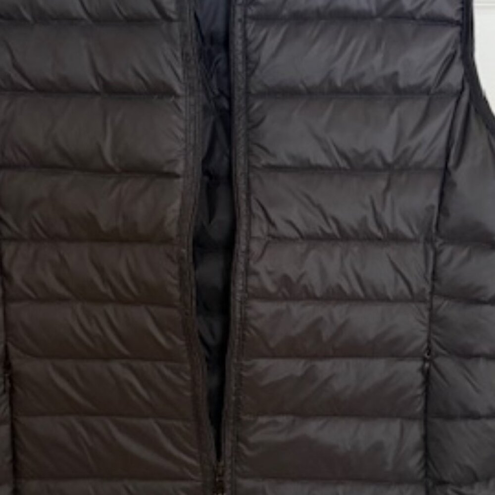 BLACK PUFFER VEST--KIDS SIZE L  NWT
